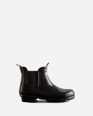 Botas Chelsea Hunter Original Chelsea Gloss Criança Pretas | 249475852