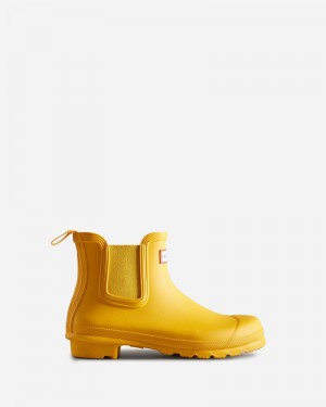 Botas Chelsea Hunter Original Feminino Amarelas | 784817310