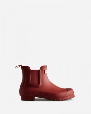 Botas Chelsea Hunter Original Feminino Vermelhas | 520103773