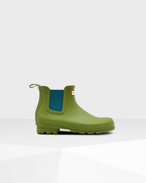 Botas Chelsea Hunter Original Masculino Verdes | 703692076