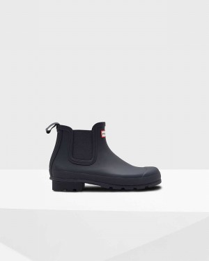 Botas Chelsea Hunter Original Masculino Azul Marinho | 640166573