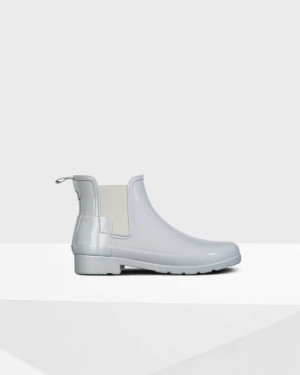 Botas Chelsea Hunter Refined Slim Fit Feminino Cinzentas | 77225109