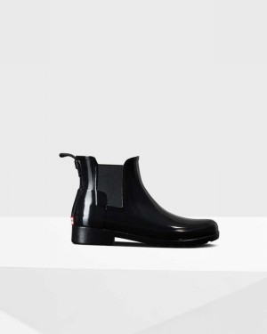 Botas Chelsea Hunter Refined Slim Fit Feminino Pretas | 687341519