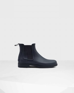 Botas Chelsea Hunter Refined Slim Fit Masculino Azul Marinho | 785979659