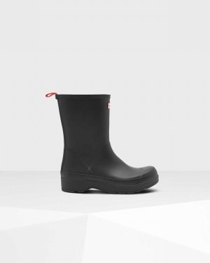 Botas Curtas Hunter Original Play Mid-Height Masculino Pretas | 148097274