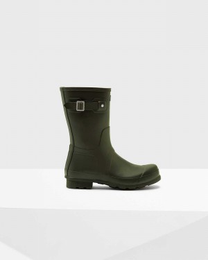 Botas Curtas Hunter Original Short Masculino Verde Oliva | 209846070