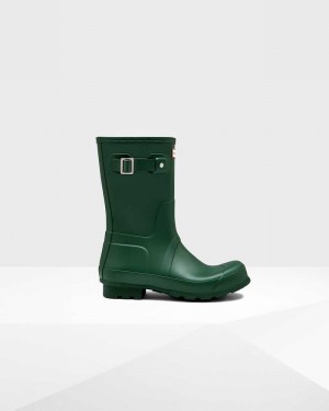 Botas Curtas Hunter Original Short Masculino Verdes | 688211699