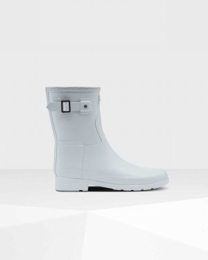 Botas Curtas Hunter Refined Slim Fit Short Mid-Calf Feminino Cinzentas | 258261820