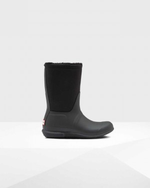 Botas Inverno Hunter Original Insulated Roll Top Sherpa Feminino Pretas | 882590306