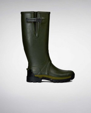 Botas Wellington Hunter Balmoral Adjustable 3mm Neoprene Masculino Verde Oliva | 455574563