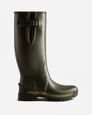 Botas Wellington Hunter Balmoral Adjustable 3mm Neoprene Masculino Verde Oliva | 696720419