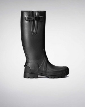 Botas Wellington Hunter Balmoral Adjustable 3mm Neoprene Masculino Pretas | 737509703