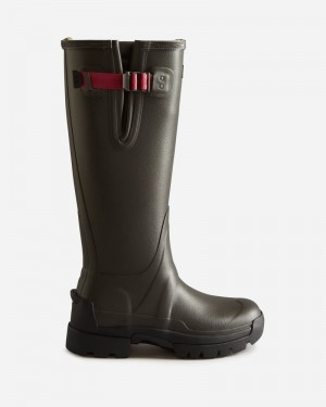 Botas Wellington Hunter Balmoral Adjustable 3mm Neoprene Feminino Bege | 403916034