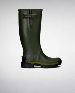 Botas Wellington Hunter Balmoral Bamboo Carbon Masculino Verde Oliva | 86828878