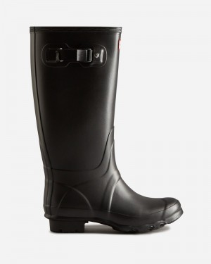 Botas Wellington Hunter Huntress Wide Leg Feminino Pretas | 754670876