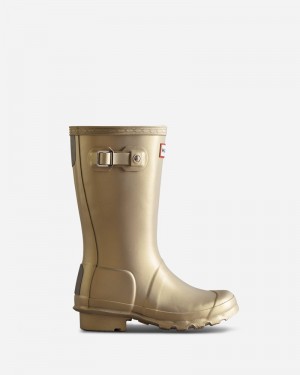Botas Wellington Hunter Nebula Criança Douradas | 758596397