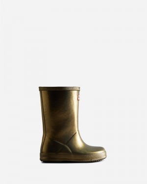 Botas Wellington Hunter Nebula Criança Douradas | 19484924