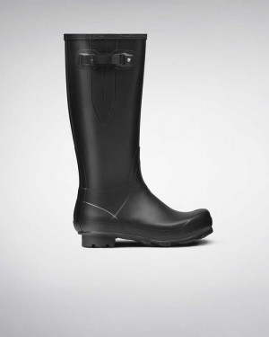 Botas Wellington Hunter Norris Field Side Adjustable Masculino Pretas | 658479521