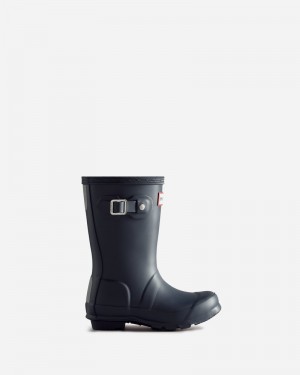 Botas Wellington Hunter Original Criança Azul Marinho | 892924215