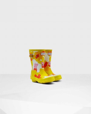 Botas Wellington Hunter Original Little Peppa Pig Criança Amarelas | 223833359