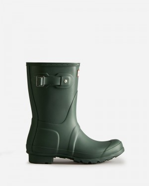 Botas Wellington Hunter Original Short Feminino Verdes | 587915199