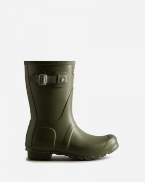 Botas Wellington Hunter Original Short Feminino Verde Oliva | 792427705