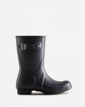 Botas Wellington Hunter Original Short Feminino Azul Marinho | 919087460