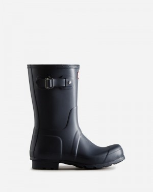 Botas Wellington Hunter Original Short Masculino Azul Marinho | 27527070