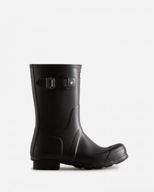 Botas Wellington Hunter Original Short Masculino Pretas | 555382421