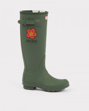 Botas Wellington Hunter Original Tall Masculino Verdes | 198023292
