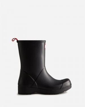 Botas Wellington Hunter Play Mid Masculino Pretas | 320452565