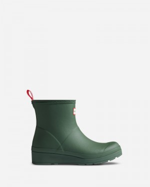 Botas Wellington Hunter Play Shearling Insulated Short Feminino Verdes | 358912629