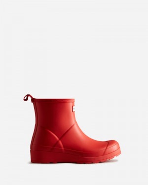 Botas Wellington Hunter Play Short Feminino Vermelhas | 782264018