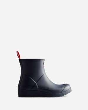 Botas Wellington Hunter Play Short Feminino Azul Marinho | 497625356