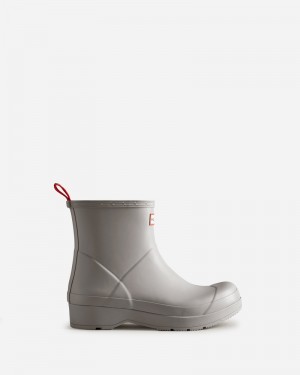 Botas Wellington Hunter Play Short Masculino Cinzentas | 125966297
