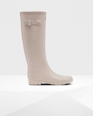 Botas Wellington Hunter Refined Slim Fit Tall Feminino Cinzentas | 596612261