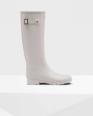 Botas Wellington Hunter Refined Slim Fit Tall Feminino Cinzentas | 691172671