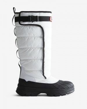 Botas de Neve Hunter Intrepid Tall Buckle Feminino Branco | 137186826