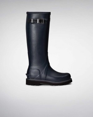 Galochas Hunter Balmoral Poly-lined Feminino Azul Marinho | 748903163