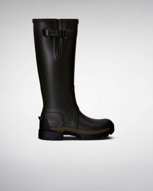 Galochas Hunter Balmoral Side Adjustable 3mm Neoprene Feminino Verde Oliva | 437008464