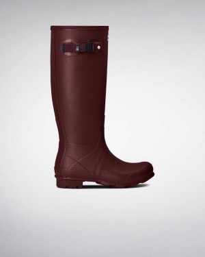Galochas Hunter Norris Field Feminino Bordeaux | 615478543