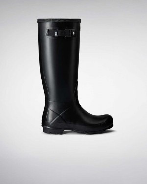 Galochas Hunter Norris Field Feminino Pretas | 316670337