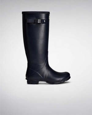 Galochas Hunter Norris Field Neoprene Lined Feminino Azul Marinho | 224978977