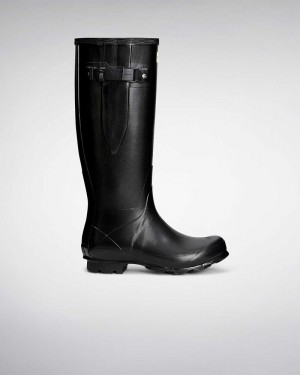Galochas Hunter Norris Field Side Adjustable Feminino Pretas | 131434673