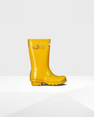 Galochas Hunter Original Big Criança Amarelas | 710891289