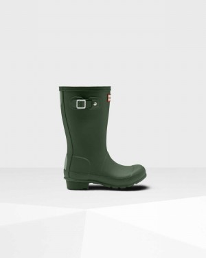Galochas Hunter Original Big Criança Verdes | 796804710