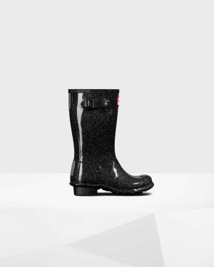 Galochas Hunter Original Big Starcloud Criança Pretas | 682901573