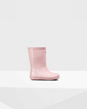 Galochas Hunter Original First Classic Criança Rosa | 809794596