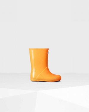 Galochas Hunter Original First Classic Criança Laranja | 82430038