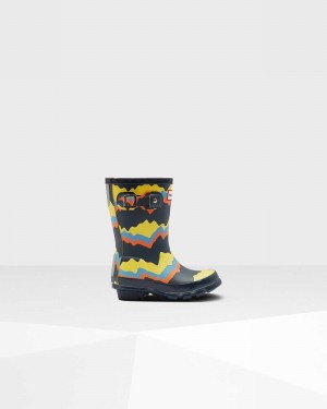 Galochas Hunter Original Little Storm Stripe Criança Azul Marinho | 514529846